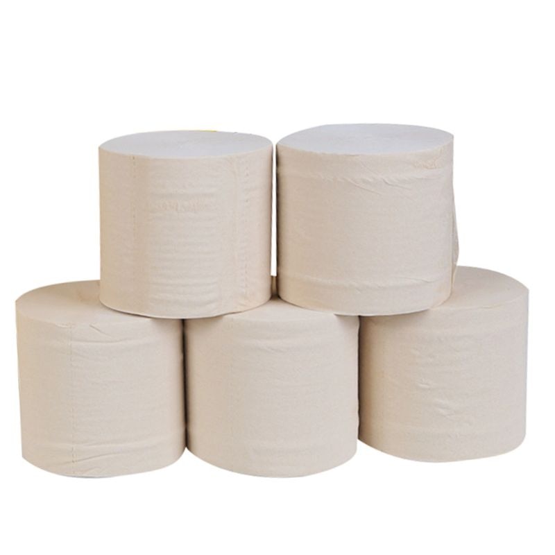 10 Rolls Natuurlijke Bamboe Pulp Papierrol Toiletpapier 4 Layer Verdikte Sterke