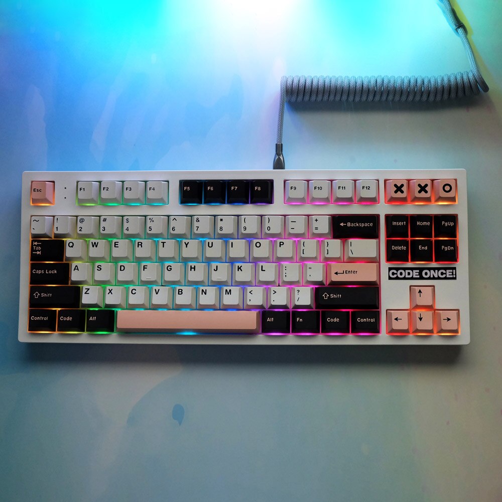 Teclado mecánico para Gaming GMK Merlin/Olivia/Aero, 173 teclas, perfil Cherry, doble disparo, para GMMK pro NJ68