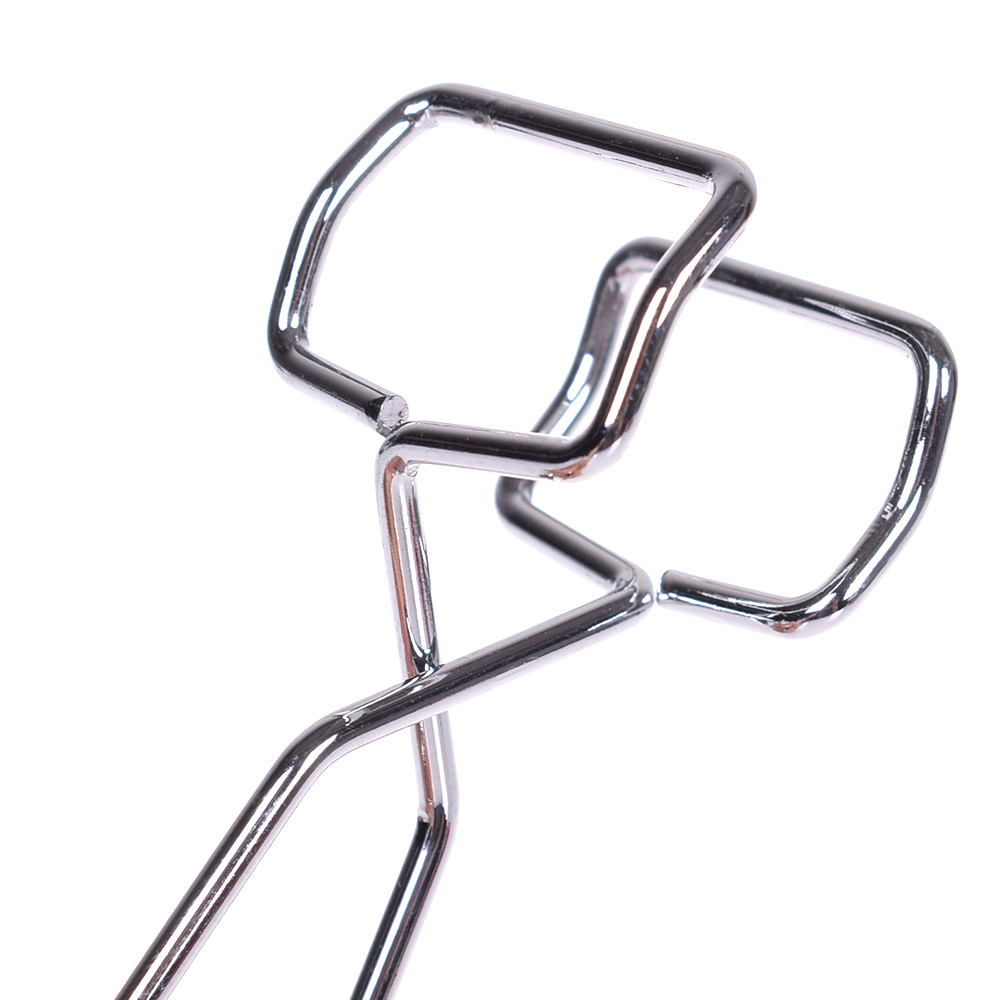 Klemme opvarmning glasrør tang forsyninger lab reagensglas holder affjedret værktøj stor jern krom ståltråd reagensglas klemme