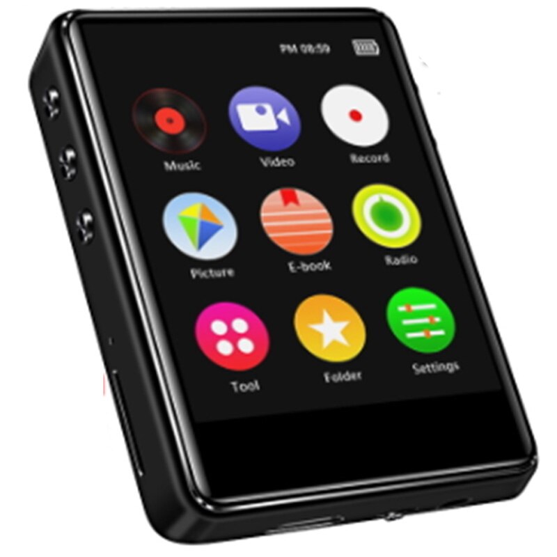 IQQ-REPRODUCTOR MP3 completo para estudiantes, Walkman MP4 con Bluetooth, versión en inglés, MP5 ultradelgado, 2,5 pulgadas: Default Title