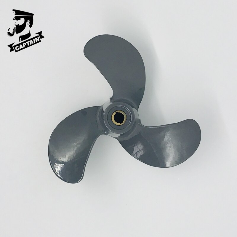Hélice pour moteur hors-bord Honda, 7 7/8 &quot;x 7 1/2&quot; 200x190, BF4A/ BF5D/ BF6A (4/5/6HP) * NH283 * (gris satiné)