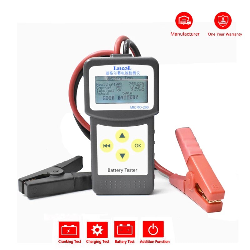 12V Car Battery Tester Automotive Battery Tools Mi... – Grandado