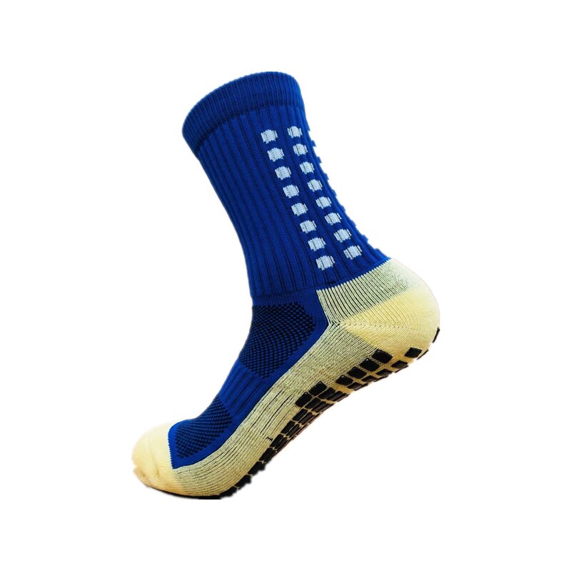 12 Colors Football Socks Anti Slip Soccer Socks Sports Socks The Same Type As The Trusox: Blue