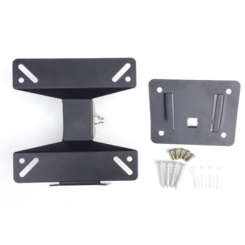 Universal Adjustable TV Wall Mount Bracket 180 Degree Rotated SPHC 14-24 Inch LCD LED Falt Panel Plasma TV Set Holder LHB99