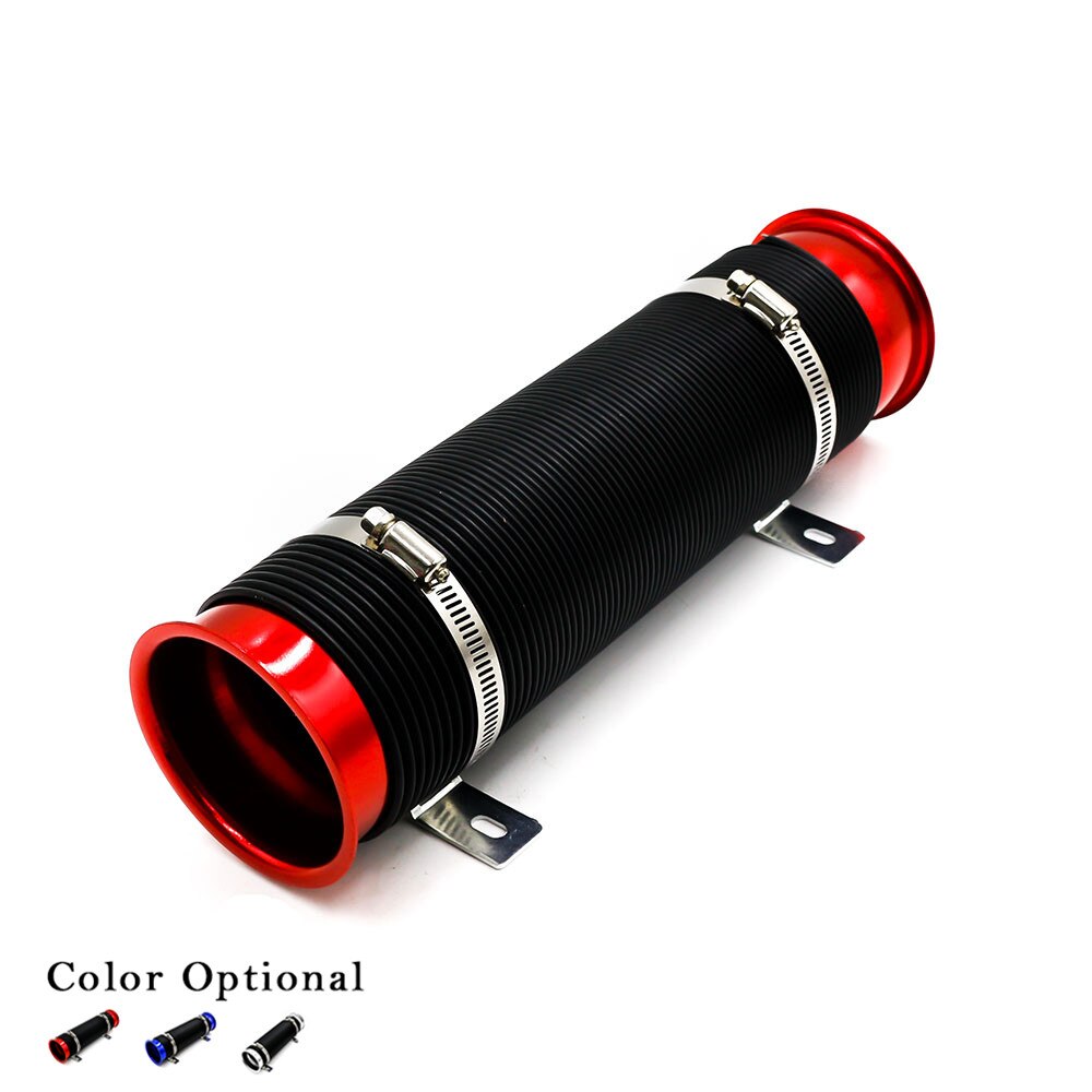 Car modification supplies telescopic tube ventilation tube intake air pipe 76MM expandable cold air intake kit