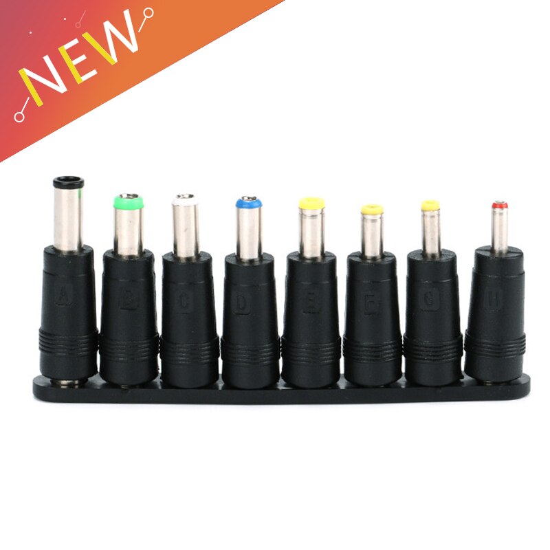8 stücke Universal Laptop DC Netzteil Adapter Stecker Stecker AC DC Jack Ladegerät Anschlüsse Laptop Power Adapter Conversion stecker