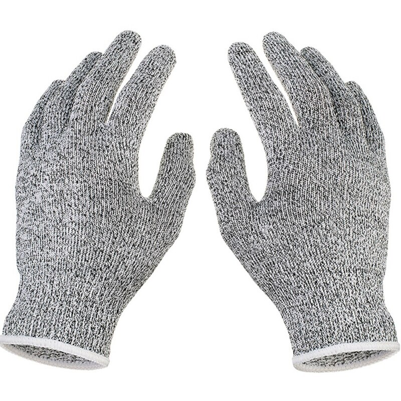 Guantes anticortes para exterior, resistentes a cortes de seguridad, alambre de acero inoxidable, malla de Metal, guante resistente a cortes para Cocina