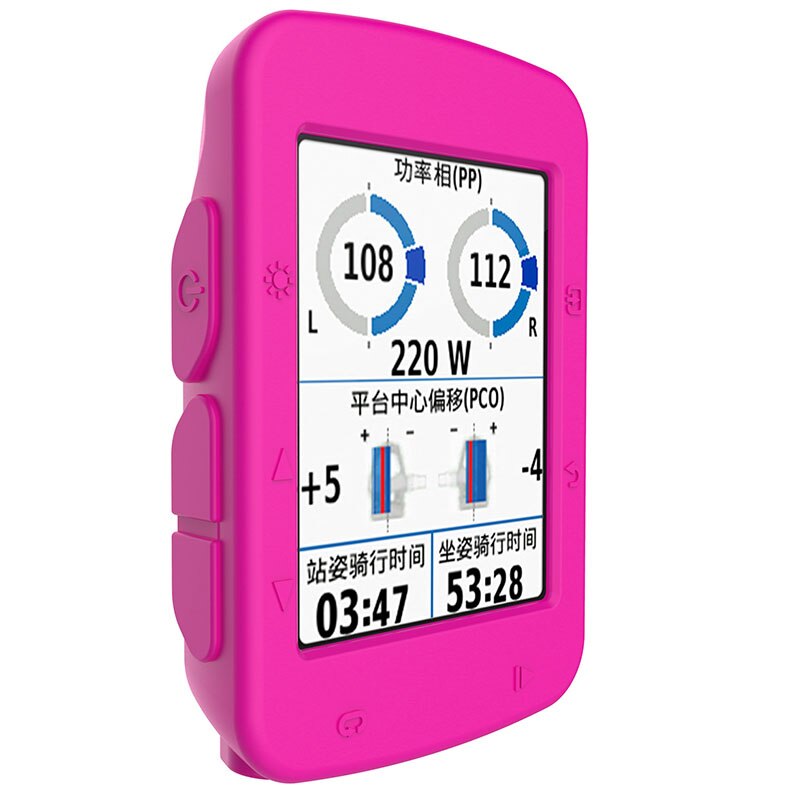 Ciclismo GPS Garmin Edge 520 200 500 funda protectora protege la cubierta de goma de silicona caso bicicleta ordenador Edge 520 200, 500: Edge520 Pink