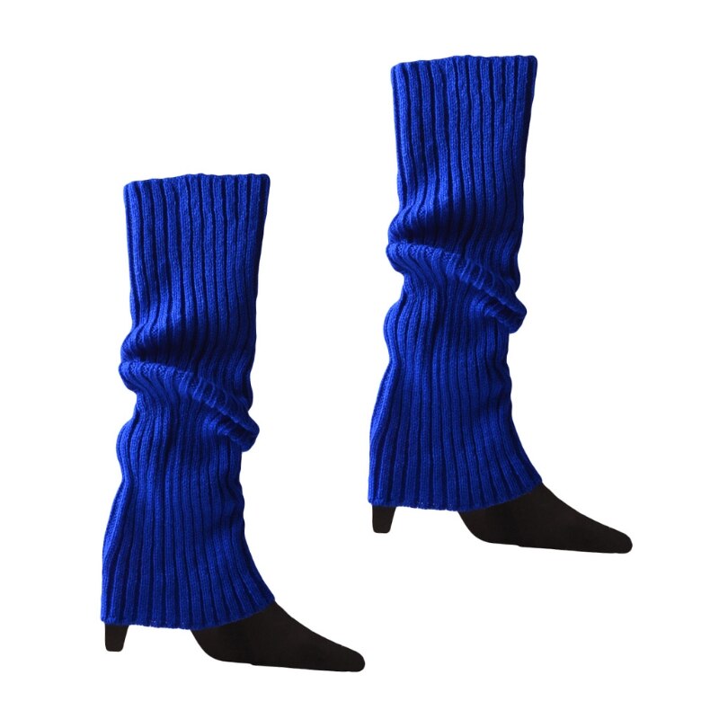 Jambières Côtelées Pour Femmes Des Années 80, Chaussettes Longues