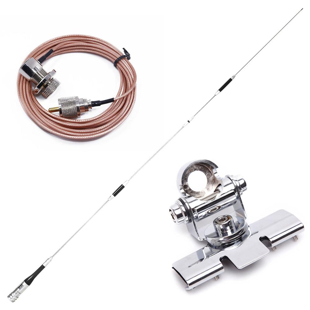 Diamond – autoradio Mobile SG-7900 double bande, 144/430MHz, en acier inoxydable, 150W, 5.0/7, 6dbi, antenne à Gain, SG7900: With antenna set 2