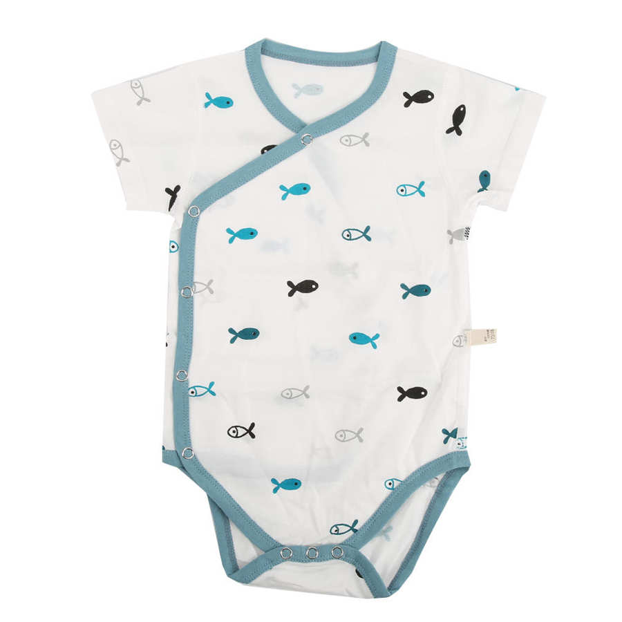 Verano bebé mono Unisex ropa de bebé Mono para niño niña algodón transpirable manga corta ropa linda 0-12M: A