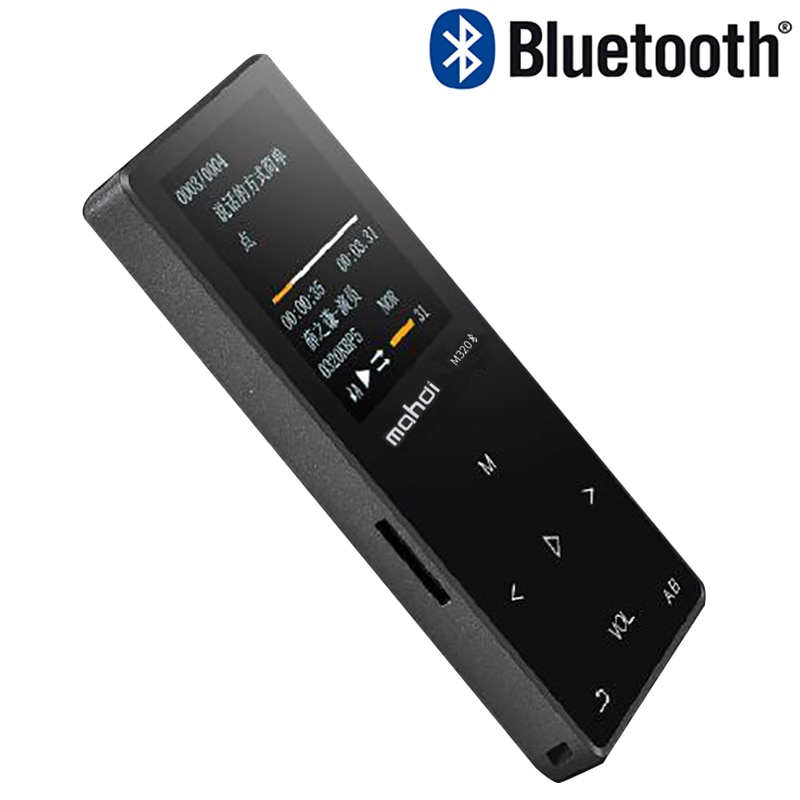 Bluetooth MP3 Speler Met Speaker Touch Screen Hi Fi Fm Radio Mini Usb Mp3 Sport Mp 3 Hifi Muziekspeler draagbare Metalen Walkman