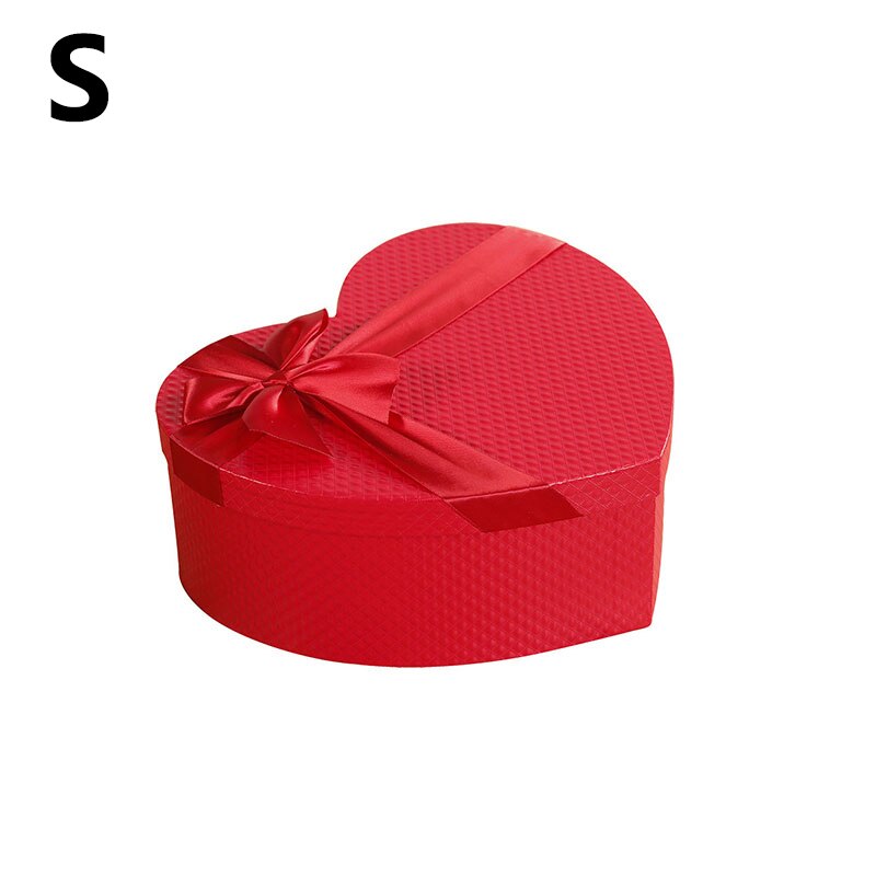 Red Heart Shaped Candy Boxes Set Box Packaging Boxes for Valentine's Day Florist Hat Boxes Flowers Living Vase: 03