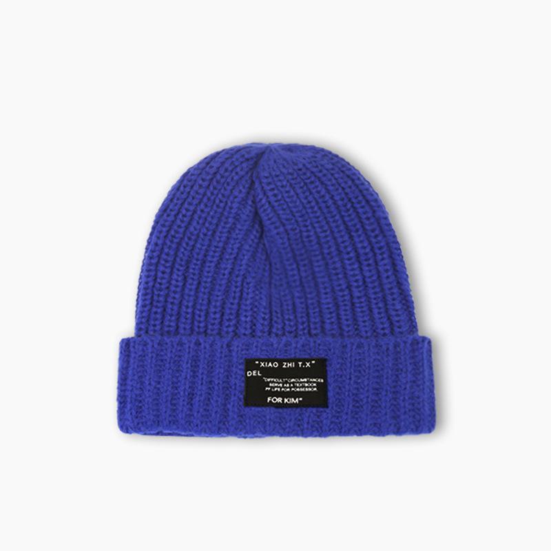 2023 degli uomini alla moda autunno e inverno cappelli lavorati a maglia di grandi dimensioni caldo freddo berretto cappello allentato grande testa articoli cappello di lavoro a maglia per gli uomini