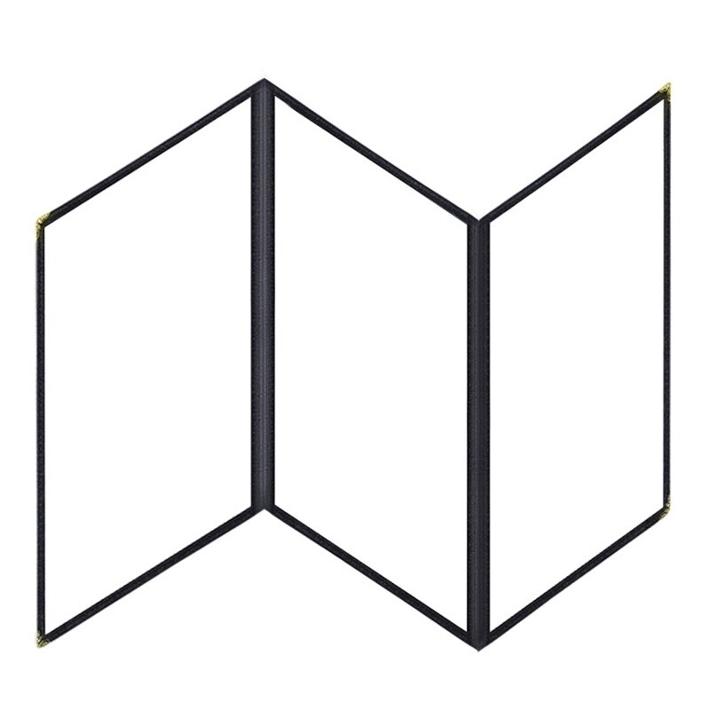 A4 PVC Transparent Menu Cover Protective Cover Restaurant Menu Paper Holder Cover for Bar Cafe Milk Coffee Shop Food: C