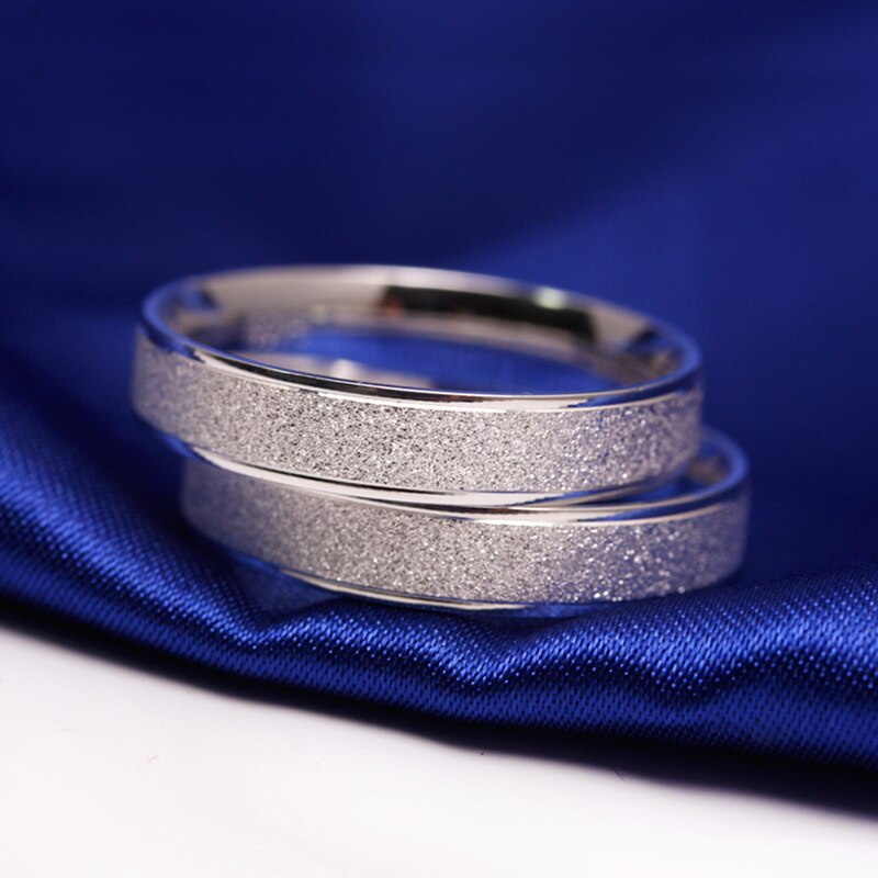Sterling-silver-jewelry 1PCS Ring 925 Silver Ring Wedding Bands Anniversary Couples Rings For Men / Women Valentine's Day