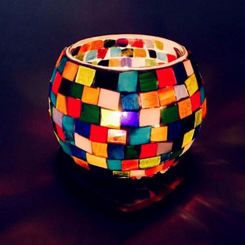 200g DIY Multicolor Mosaic Inlay Tiles Wall Handmade Materials Glass Long Mosaic Piece Regular Collage Craft ZXY9821