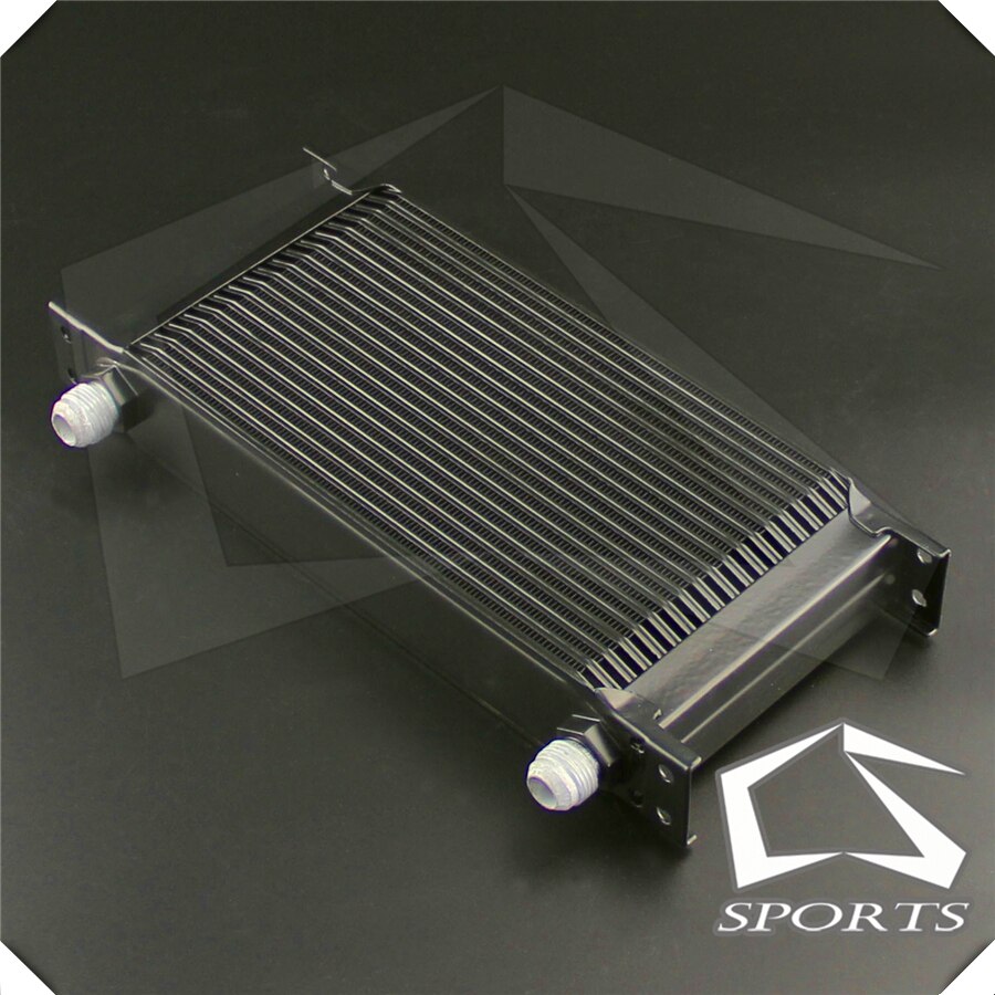 19 Row Alloy 10-AN Oil Cooler for Universal Cars AN10 Cooling System Powerful Turbo Series Direct Install