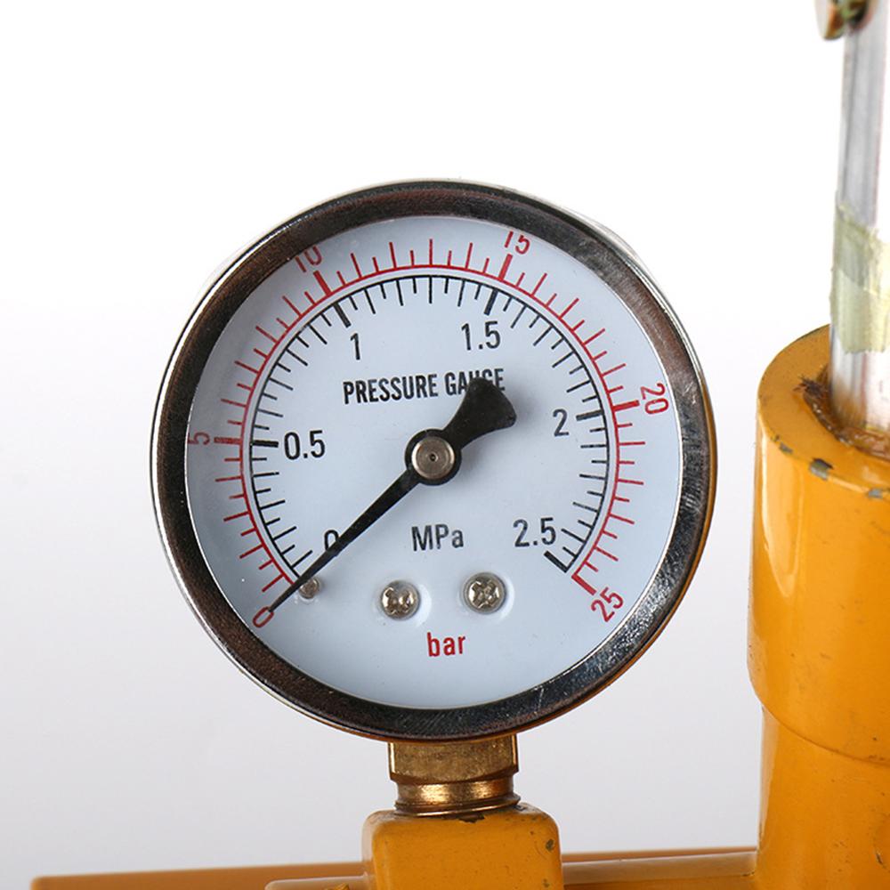 Leakage Pressure Tester Manual Hand Press Hydraulic 2.5Mpa Water Pressure Tester with Hose