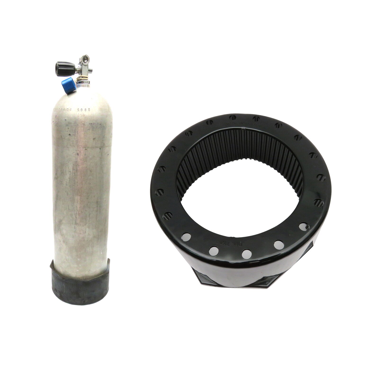 7.5 inch Rubber Scuba Diving Cylinder Tank Boot for 12L Steel Tank
