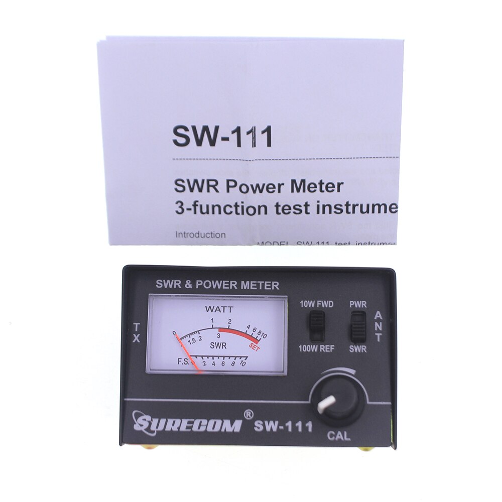 Surecom sw -111 strømmåler 100 watt swr til cb radioantenne til test swr eller relativ effekt