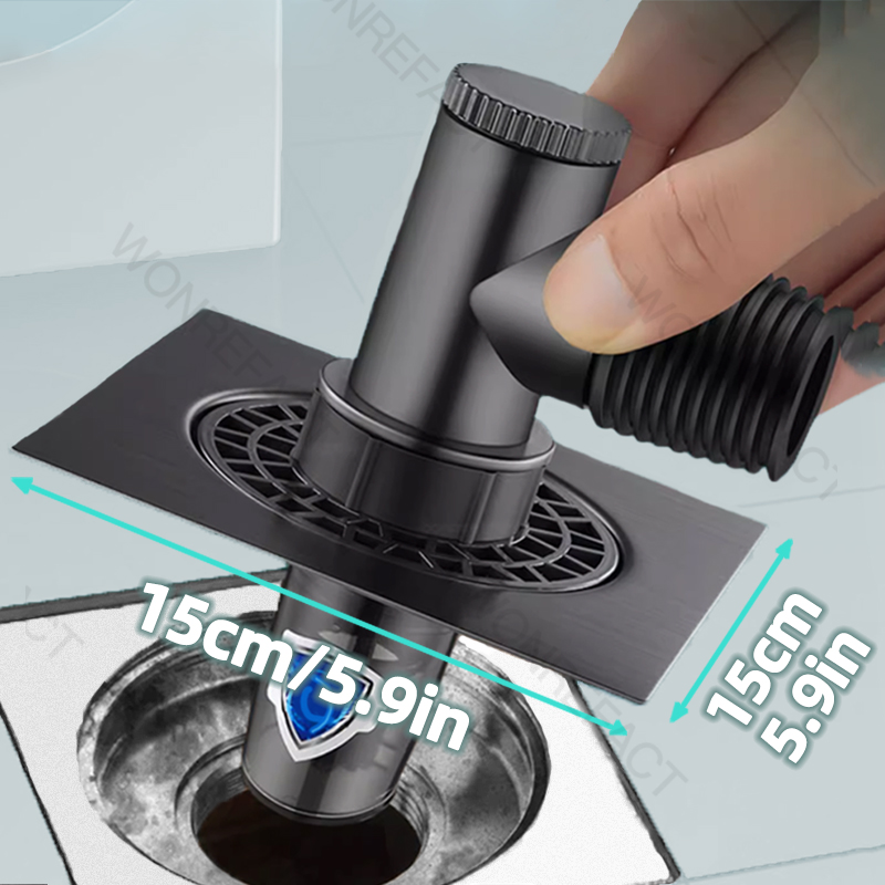 Washing Machine Floor Drain Tee Sticker Dual Purpose Connector Floor Drain Adapter Tee Joint Adapter Drain Sealing Tool