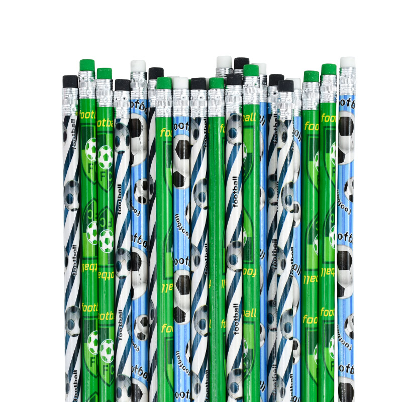 12pc Sports Theme Party Painting Writing HB Pencils Football Baseball Basketball Pencils Kids Birthday Party Pinata Fillers