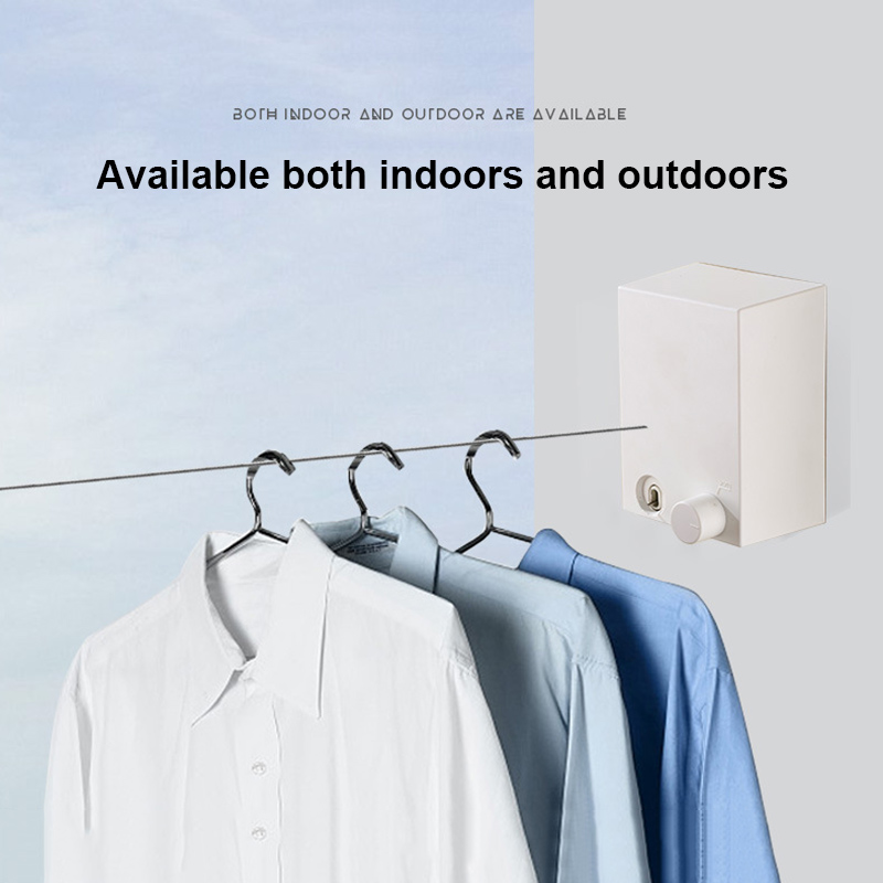 Retractable Indoor Clothes Wall Hanger Magic Drying Rack Balcony Bathroom Invisible Clothesline clothes dryer drying rack