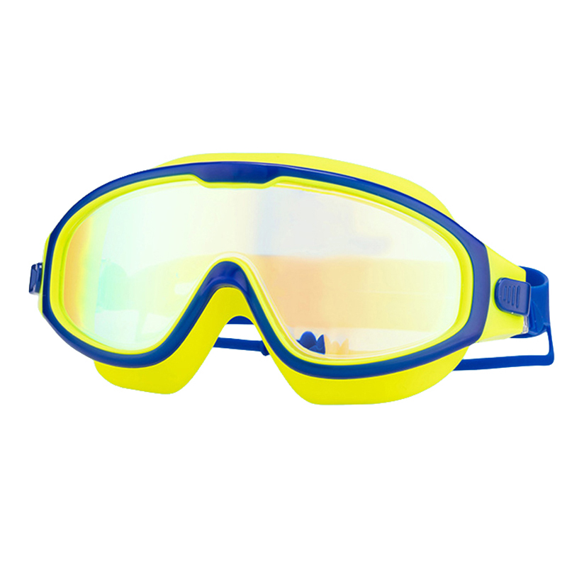 Máscara de Snorkel para niños, gafas de buceo para natación, antiniebla, visión clara de 180 °: yellow