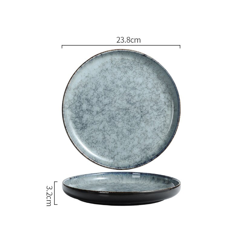 home plate, disc, ceramic plate, baking plate, sushi plate: Red