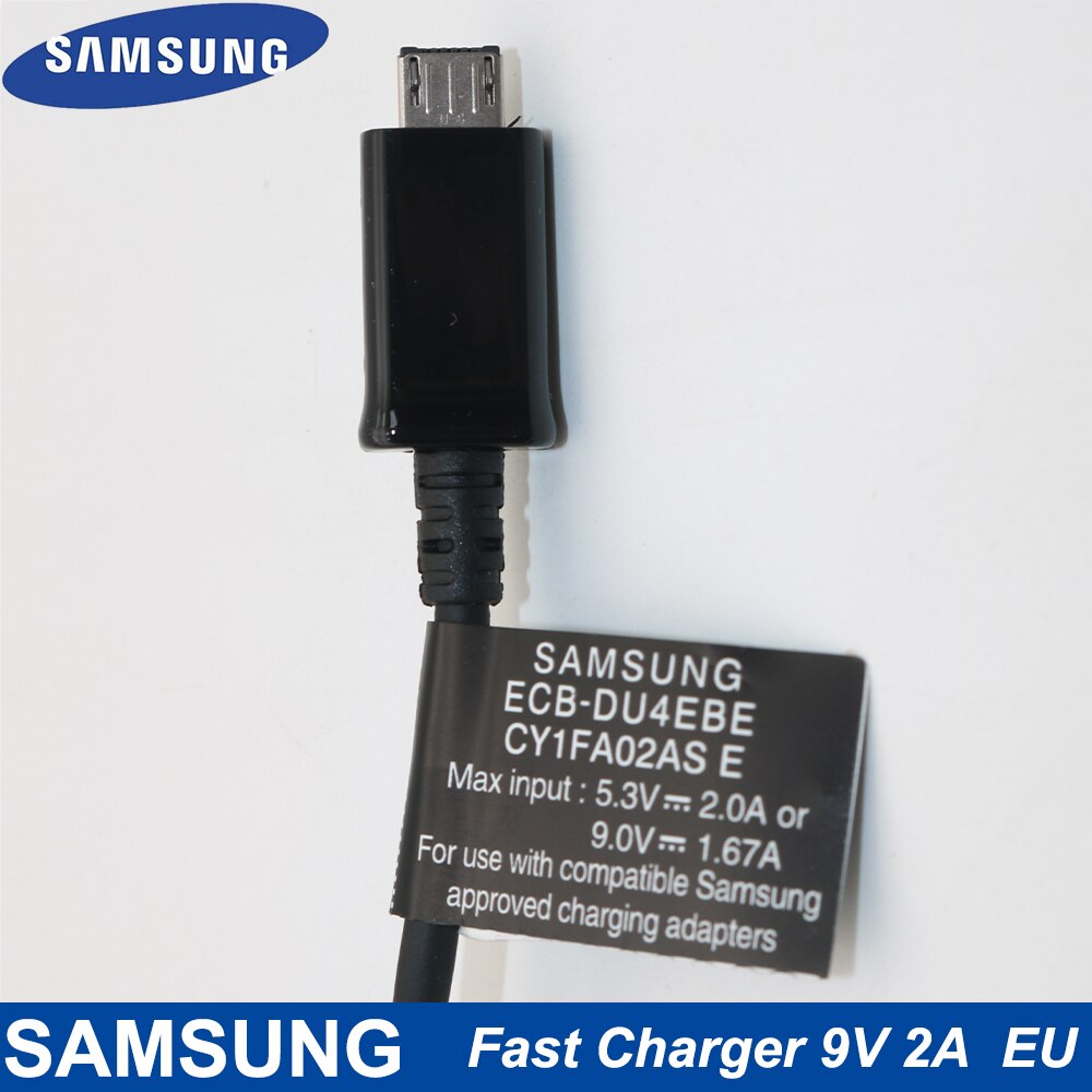 Per Samsung caricabatterie rapido adattatore da parete cavo di ricarica Micro USB per Samsung Galaxy S6 S7 Edge J3 J5 J7 Note4 5 A3 A5 A7 2016