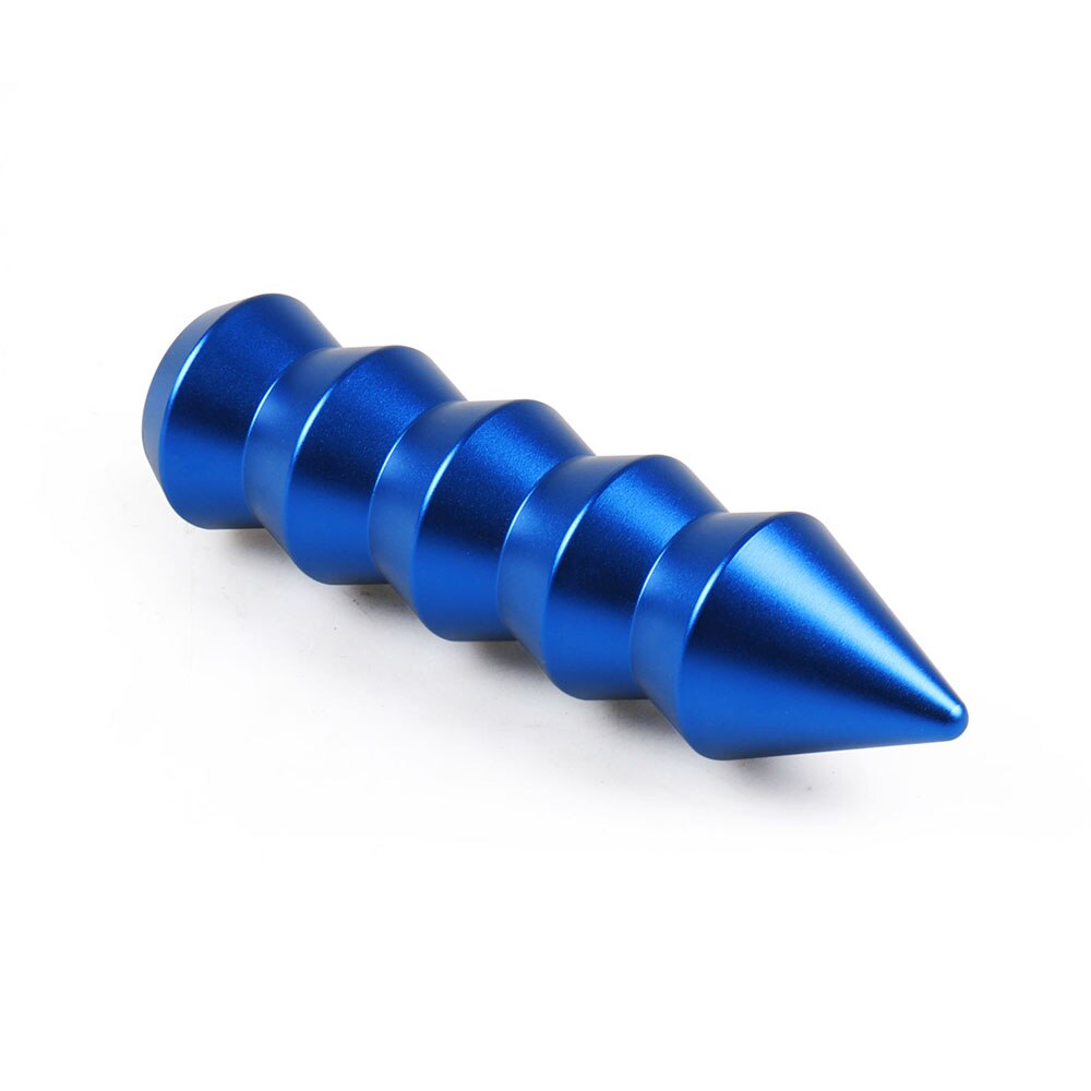 Universal Aluminum 146MM Gear Shift Knob Pointed End Cone Manual Transmission Shifter Lever Knob Gear Bamboo Style