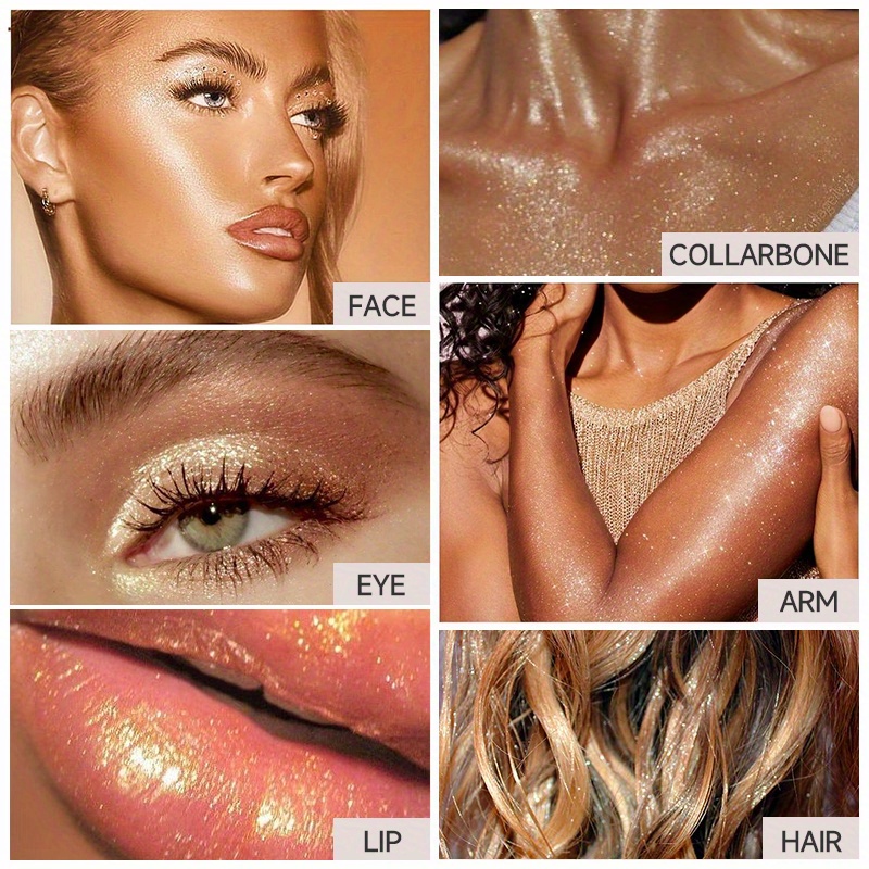 Fairy Powder Highlighter Stick, Shimmer Contour Blush Powder Contour Shading Glitter, Contour Brightening Makeup Highlighter