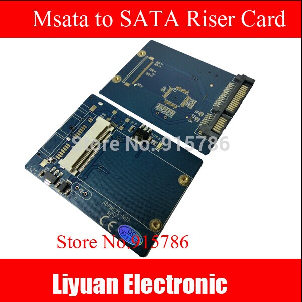 Msata to SATA Riser Card / Mini SATA to 1.8-inch SATA serial SSD solid state drive Riser Card Support SATA3.0