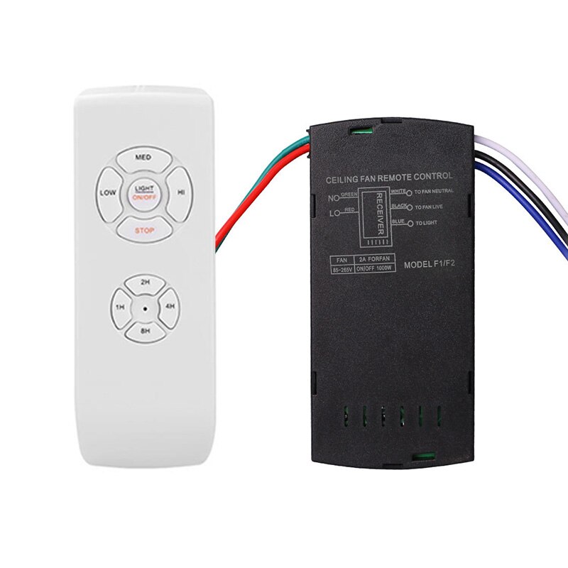 Wireless Remote Control 220V Smart Switch Ceiling Fan Light Controller Universal Ceiling Fan Lamp Timing Remote Controller