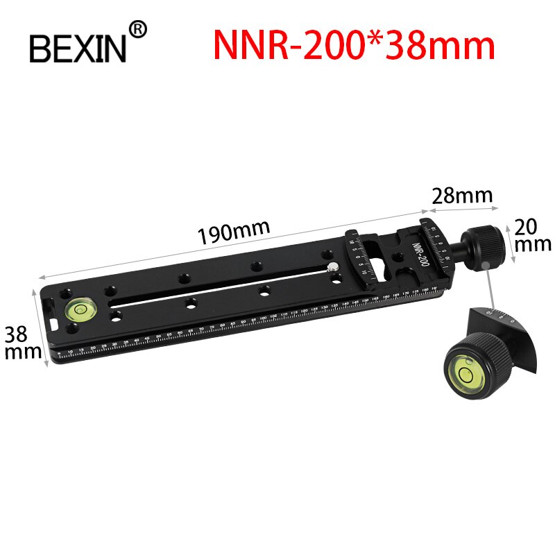 Camera Slide Track Clamp Dslr Quick Release Klem Dual Gebruik Camera Klem Voor Camera Statief Gebied Met Quick Shot Plaat 50Mm