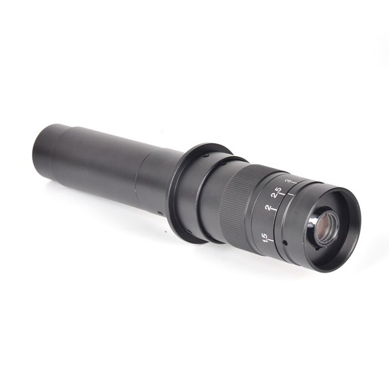 Adjustable 300X Zoom C-Mount Lens 0.7X-4.5X Magnification for HDMI USB Industry Video Microscope Camera Eyepiece Magnifier