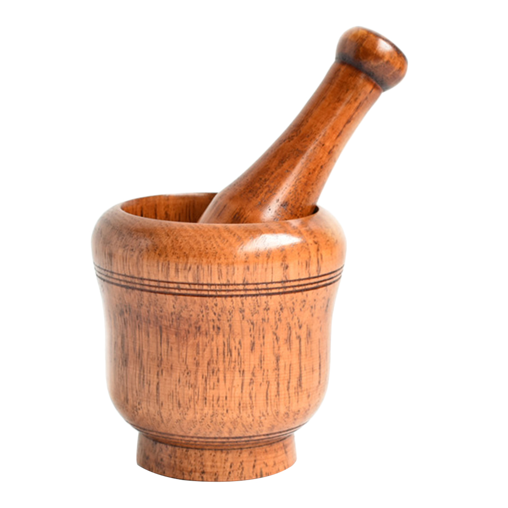 Keuken Houten Knoflook Vloerplaten Pot Voetstuk Kom Vijzel En Stamper Set Knoflook Pounder Huis Keuken Accessoires