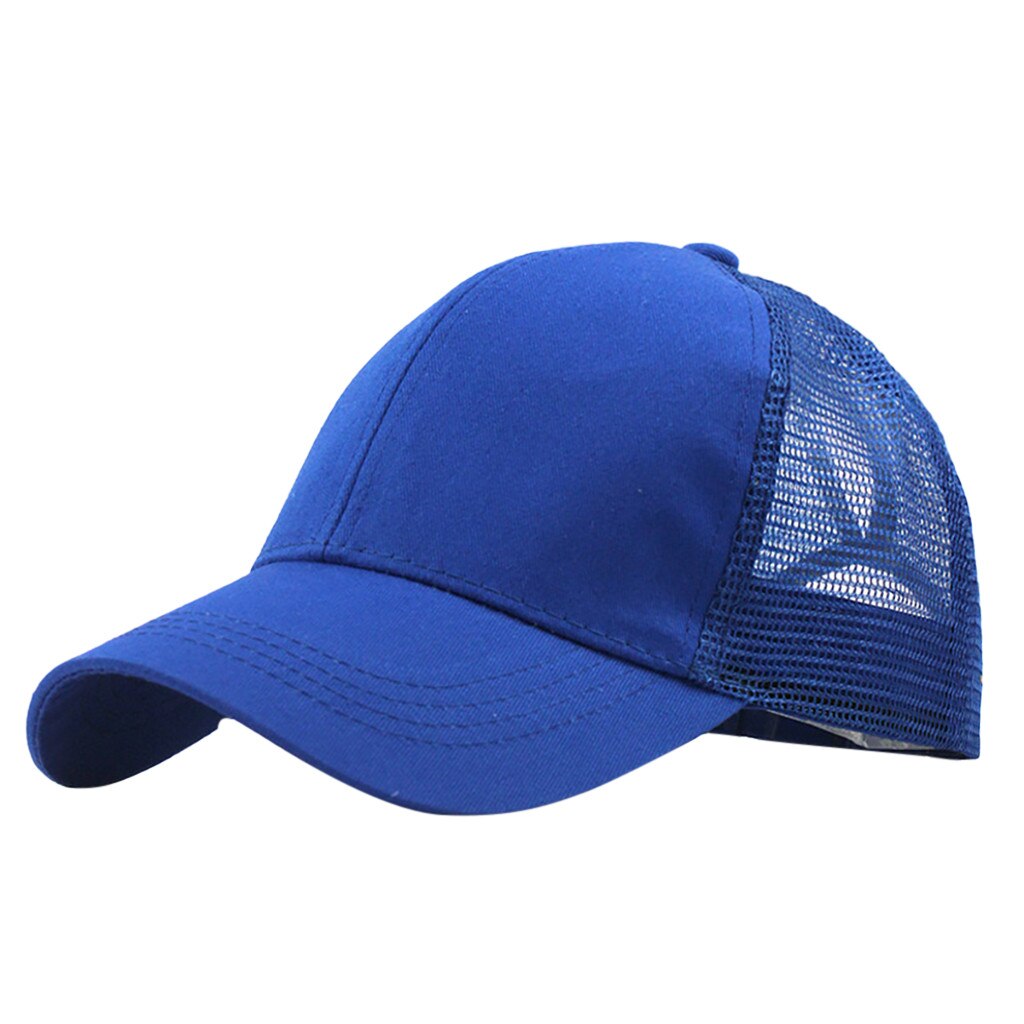 Unisex Berretto da Baseball Regolabile Cap Mesh Traspirante per Le Donne di Snapback Caps Casquette Cappelli da Baseball Visiera Cap Siltovka # BL5: Blue