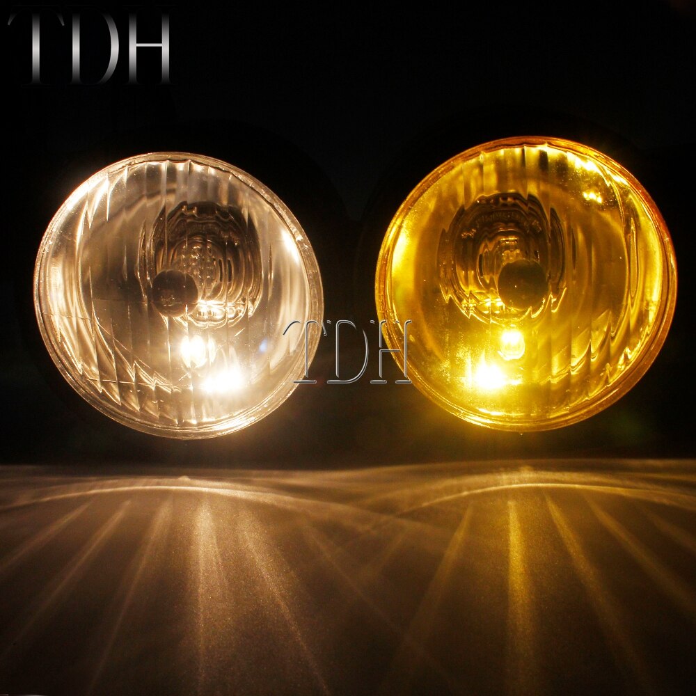 Motorcycle Retro Headlight Mesh Grill Twin Dual Cafe Racer Front Head Light Lamp Bracket Mask Kits For Harley Dirt Bikes