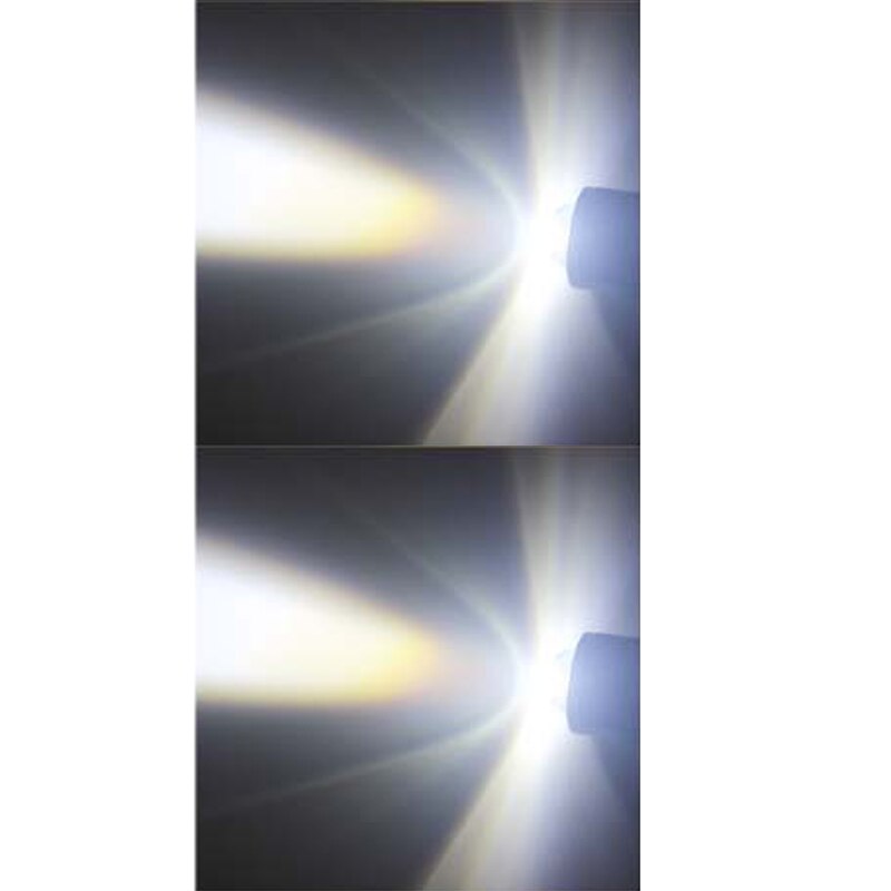1PC H4 LED Motorfiets Koplamp H6 BA20D P15D CSP Led Lens Wit Geel Hi Lo Beam Spotlight Motor scooter Running Lamp: Ijsblauw / P15D-25-1