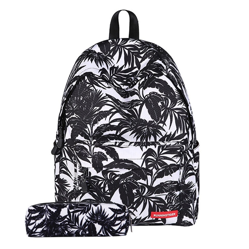 Verdenskort trykt primær ungdomsskoletaske til piger børn børn bogtaske rygsæk tilbage til skolen pige: Stil 3