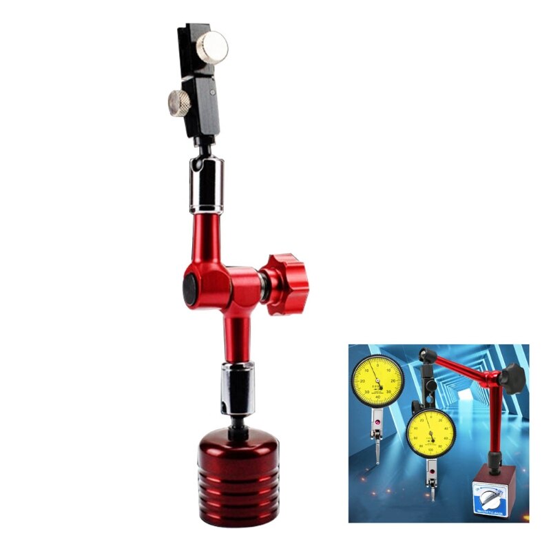 Tools Magnetic Base Dial Digital Test Indicator Holder for Level Dial Test Indicator Gauge Scale Precision Quick Fixed: Base 6