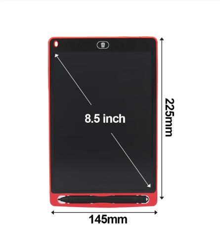 Grafische Tablet Elektronica Tekening Smart Lcd Schrijven Uitwisbare Tekentafel 8.5 12 Inch licht Pad Kerst kinderen: Red 8.5 inch