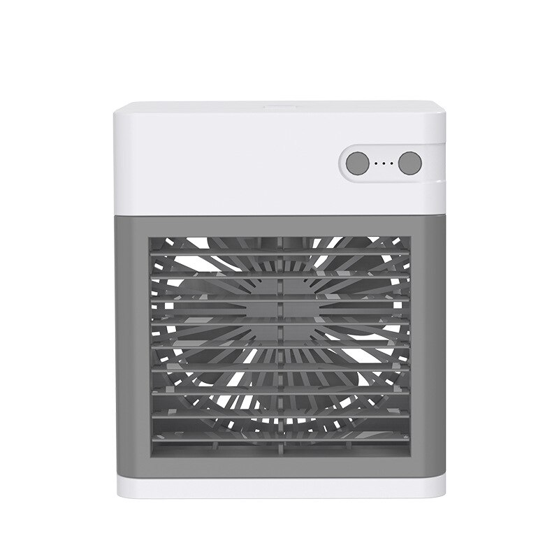 Portable Air Conditioner Cooler Fan with Adjustable Air Outlet and Three-speed Wide-angle Air Outlet and Fast Cooling Function: white