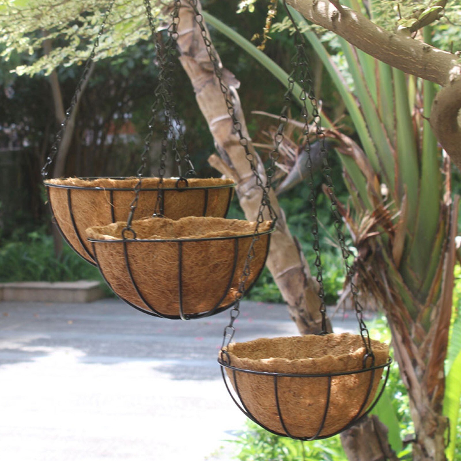 Panier suspendu pour plantes, support pour pot de fleurs, corde de levage, crochet de suspension, décoration de jardin de maison