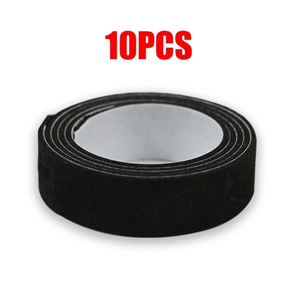 Esportes tênis de mesa borda fita 10 pçs raquete bat protetor acessórios novo: Black