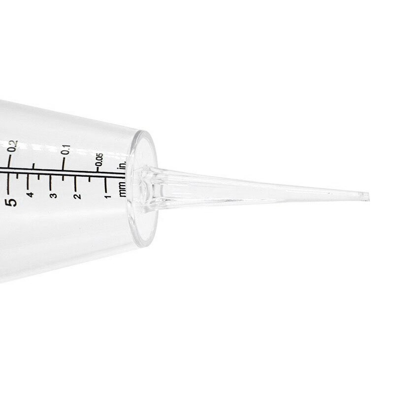 Konisk regnmätare gauge plast transparent mätkopp för utomhus trädgård 50 millimeter smd 66