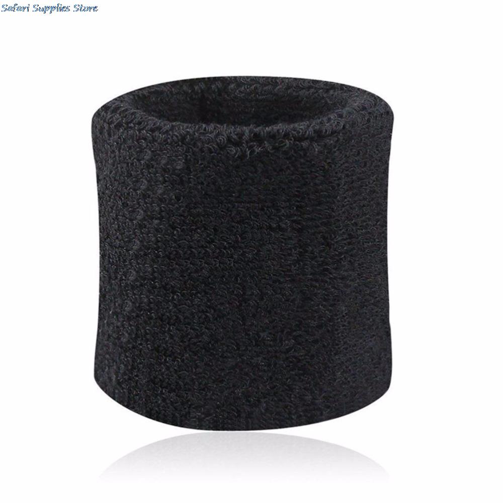 1 pair of fiber sport wrist support brace wrap sweatband tennis squash badminton gym soft wrist bands sweatbands