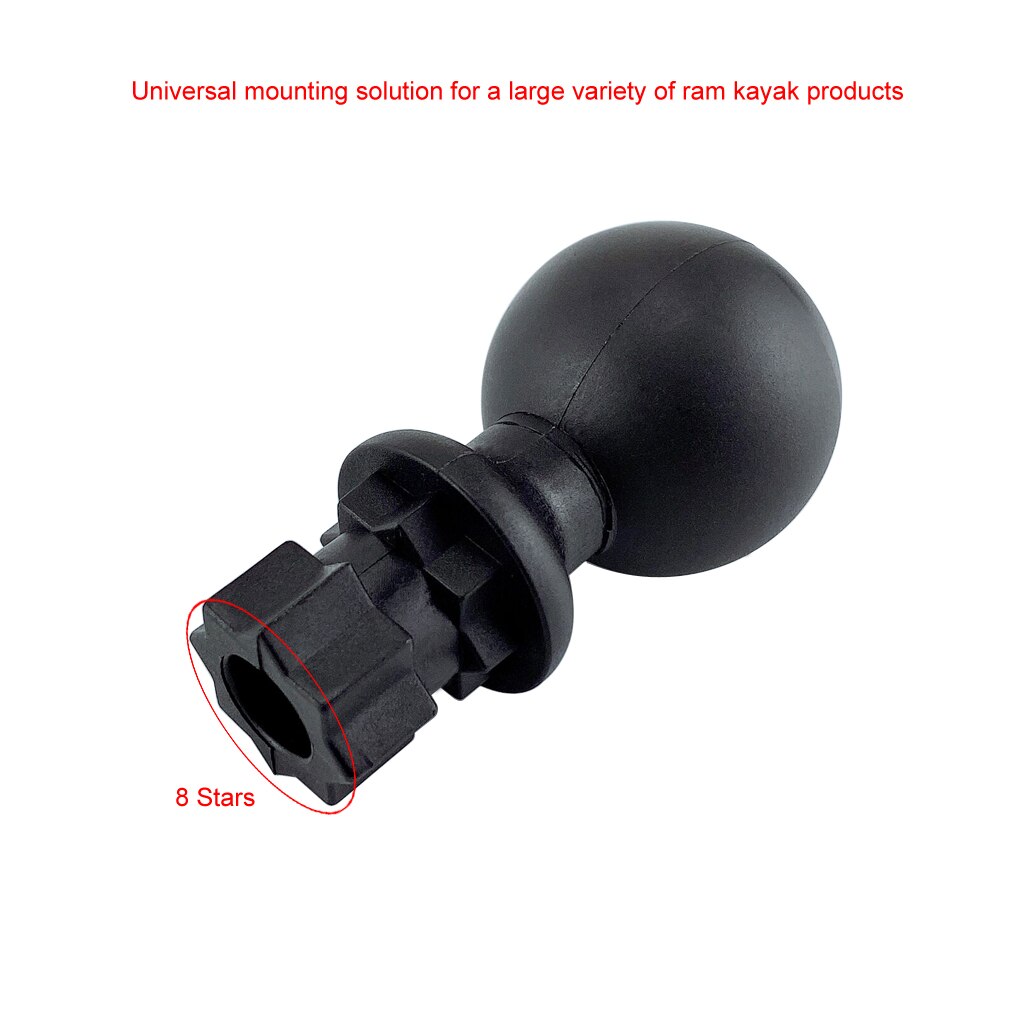 Nylon Kayak Ram Mount Base Track Mounting Base for Ram Fishing Rod Rack Pole Holder Kayak Canoe Boat Sailboats Sea Accessories